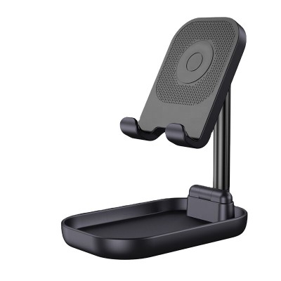 2020 New Design Mobile Phone Stand Folding Wireless Charger With Dual Coil